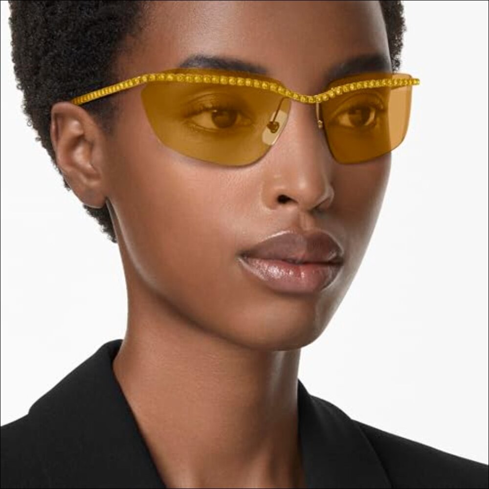 Rectangular Sunglasses With Metal Frame And Uv Pr… - image 6